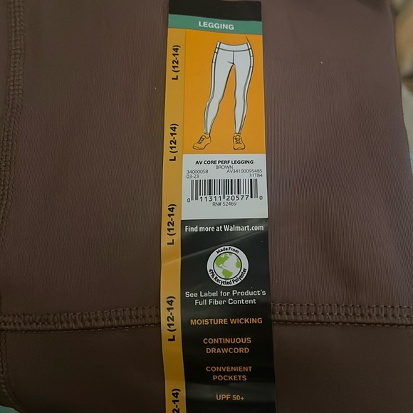 Avia Women's Performance Ankle Leggings with Pockets, 28" Inseam - Picture 5 of 5